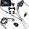 36V 48V 750W KT 22A Electric Bicycle 9 PIN Brushless Motor Controller Square Wave, Waterproof LCD8HUP Controller Display Panel TT009 Thumb Throttle 1T4 Cable Kit Modification for E-Bike Electric Bike view 1