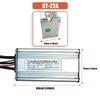 36V 48V 750W KT 22A Electric Bicycle 9 PIN Brushless Motor Controller Square Wave, Waterproof LCD8HUP Controller Display Panel TT009 Thumb Throttle 1T4 Cable Kit Modification for E-Bike Electric Bike view 3