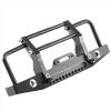 RC Car Accessories Compatible with Traxxas for TRX-4M 1/18 Remote Control Crawler Car Upgrade Parts Accessories Metal Front Bumper with Tow Hook view 1