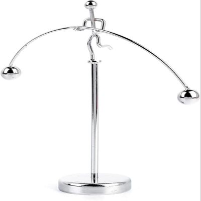 EUQKKWLOY Gravity Magnetic Levitation Device - Newton's Cradle, Anti-Physics Balancing Man & Perpetual Motion Ornament