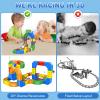 3D Anti-Gravity Electric Train Set for Kids Ages 3-8 - 92 PCS Flexible DIY Race Track Building Toy (60 Track Blocks, 2 Motorized Trains), STEM Educational Birthday Gift for Boys Girls view 4
