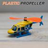 MECCANIXITY Plastic Propeller, Propeller Props Blade Helicopter Kit 5" Fold Resistant for STEM Activities Powered Airplanes DIY Science(Orange, Pack of 5) view 4