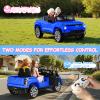 24V 2 Seater Ride on Car Toy - Licensed Chevrolet Ride On Truck Car, Electric Car Toy w/Parent Remote Control, 4-Wheeler Suspension, 3 Speeds, Led Light, Bluetooth, Music, Carros Elctricos Para Nios view 3