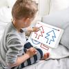 10-Pieces Left & Right Brain Development Card for Parent-Child Interaction | Brain Training Card Game, Cognitive Development Toy, Hand-Brain Coordination Fine Motor Skills, Challenge Level view 3