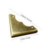 POPETPOP 20Pcs Antique Copper Metal Corner Protectors for Wooden Boxes, Chinese Style Furniture Edge Guards, Safety Bumpers for Case and Jewelry Box Maintenance view 2