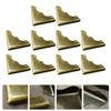 POPETPOP 20Pcs Antique Copper Metal Corner Protectors for Wooden Boxes, Chinese Style Furniture Edge Guards, Safety Bumpers for Case and Jewelry Box Maintenance view 3