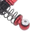 2pcs Shock Absorbers Damper Aluminum Alloy Spare Accessories Balanced Driving Vibration Reduction RC Car Suit for Axial SCX24 90081 1/24 RC Shock Absorbers Red view 4