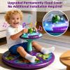 Dinosaur Sit and Spin Toys for Toddlers Boys 1 2 3 Years Old, Birthday Gift for Boys Age 2-4 with LED Lights and Music, 360 Spin view 2