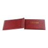 Banknote Collection Album with 20 Pockets for Paper Currency Storage Imitation Leather Cover and Clear PVC for Display and Organization