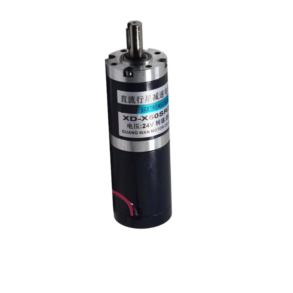 12V 24V 50mm DC Planetary Gear Motor 12V 24V Low Speed Motor 15W Adjustable Speed CW CCW(200RPM_2)