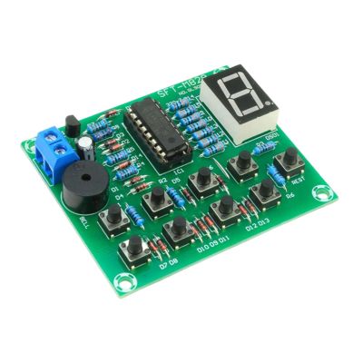 CD4511 8 Channel Digital Electronics Training Board Circuit Teaching Digital Display Function for Electronics Electronic Debugging Training Module