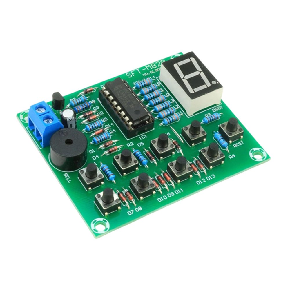 CD4511 8 Channel Digital Electronics Training Board Circuit Teaching Digital Display Function for Electronics Electronic Debugging Training Module