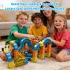 Cube Track Fusion Toy with 2 Trains,2026 New klick Rail Electric Train Set for Kids Ages 4-8 with Gravity-Defying 3D Infinity Track, Build Your Own Trackfusion Train System & Gravity Tracks view 2
