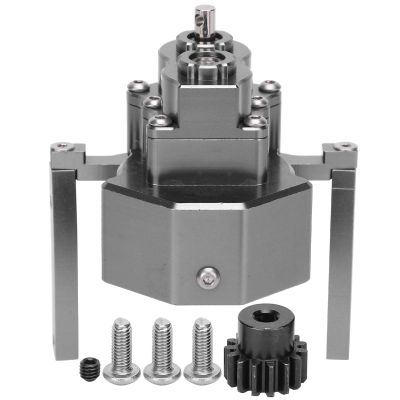 313mm Wheelbase Metal Chassis Frame Front Gear Box Fit for 1/10 RC Crawler Car Parts (Ti Color)