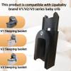 2 Pack Connector Fit for Uppababy V1/V2/V3 Bassinets, Fit for Nuna Triv Next & Swiv Strollers view 3