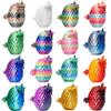 16PCS 3D Printed Dragon Eggs with Articulated Dragon Inside, Mini Crystal Dragon Egg Collectibles Toys, Desktop Decor & Fidget Figures, Easter Basket Stuffers, Christmas & Party Gifts for Kids, Adults view 1