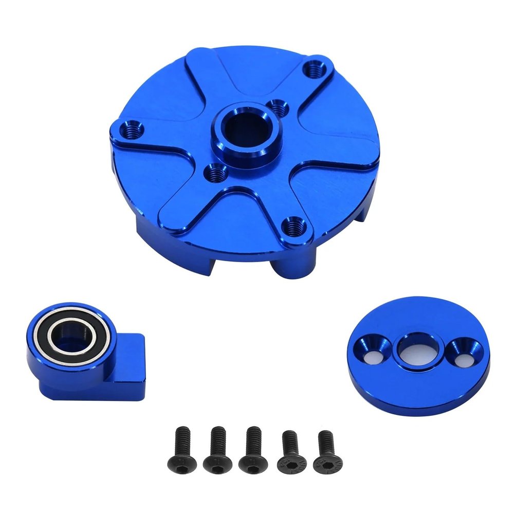 1 Set Replacement Aluminum Alloy Spur Gear Adapter Kit Upgrade Parts For Traxxas for X-Maxx RC Car Accessories Dark Blue confident