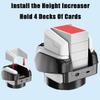 2-in-1 Automatic Card Shuffler and Dealer,360 Rotating Smart Card Dealing Machine with 4 Decks Capacity,Rechargeable Electric Poker Shuffling Machine Support 8 Players,for Blackjack Games view 4
