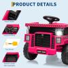 12V Ride on Dump Truck for Kids Ride on Car Toy with Remote Control Toddler Electric Construction Vehicles with Electric Dump Bed, Shovel, LED Lights, Music view 3