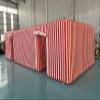 23.6x11.8x6.6ft Fuzzy Candy Canes Inflatable Christmas Maze Haunted Maze with Blower view 3