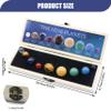 1Set Solar System for Kids with 9 Planet Lifelike Funny Planets for Kids Solar System with Box Storage Natural Ore Planet Toys for view 4