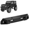 Aluminium Alloy RC Rear Bumper, Replacement Accessories for RGT 136100 1/10 RC Crawler, Durable Upgrade Part with Shock Tower Protection, Lightweight Aluminum Bumper for ECX and FT (Black 680025BL) view 3