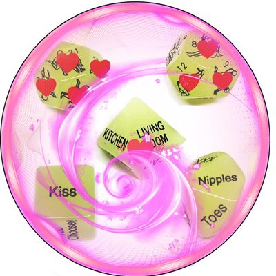 5 Fun Home Party Cubes, Engraved with Exercise Patterns, Can Be Carried and Used at Any Time - Q Green