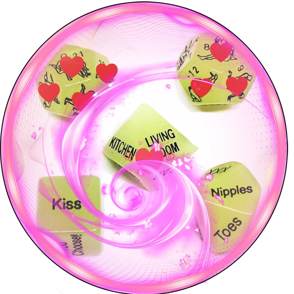 5 Fun Home Party Cubes, Engraved with Exercise Patterns, Can Be Carried and Used at Any Time - Q Green