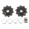 6mm Wheel Pulley Conversion Kit, Steel Replacement for Suntour Derailleurs, Professional Scratch Pulley Kit with Guide Wheels and Covers, Durable ABS and Steel Constructi view 1
