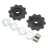 6mm Wheel Pulley Conversion Kit, Steel Replacement for Suntour Derailleurs, Professional Scratch Pulley Kit with Guide Wheels and Covers, Durable ABS and Steel Constructi view 4