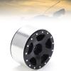 4pcs RC Aluminium Alloy Beadlock Wheel Rim Hub for Axial SCX24 90081 1/24 RC Car Accessories (Black) view 2