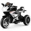 OLAKIDS 6V Kids Motorcycle with Forward & Reverse Switch, Headlight, Wheel Lights, Horn, Music, USB Port, 3-Wheel Ride on Toy for Toddler Aged 3+ (Black) view 1