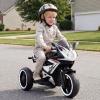 OLAKIDS 6V Kids Motorcycle with Forward & Reverse Switch, Headlight, Wheel Lights, Horn, Music, USB Port, 3-Wheel Ride on Toy for Toddler Aged 3+ (Black) view 4