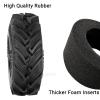 RCarmubWow RC 1.0 Beadlock Tires for 1/18 TRX4M / Ascent-18 / SCX24 / FCX24 RC Crawler,1.0 In High Traction High Grip Rubber Tires w/Foam Insert,Style 2 view 4