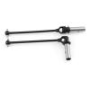 AQWBTYD RC Car Transmission Shaft Compatible with Mugen Seiki MBX8R 1/8 RC Cars Upgrade Parts 2pcs Metal Front Rear for Universal Joint Drive Shaft CVD E2218 E2219 view 1