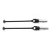 AQWBTYD RC Car Transmission Shaft Compatible with Mugen Seiki MBX8R 1/8 RC Cars Upgrade Parts 2pcs Metal Front Rear for Universal Joint Drive Shaft CVD E2218 E2219 view 2