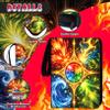 1008 Cards 9 Pocket Trading Card Binder, 3-Ring Trading Card Binder with 56 Page Removable Sleeves, High Storage Waterproof Trading Card Holder Collection Double Sided Card Album for MTG TCG Cards view 4