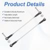 MECCANIXITY 4Pcs Adjustable Turnbuckles Camber Link, 164-174mm Turnbuckle Rod Steering Servo Linkage with M3 Ball Head Rod Ends for RC Car Replace Parts view 3