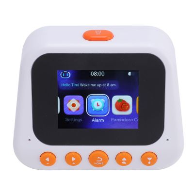 Eujgoov AI Intelligent Time Clock Voice Multifunctional Device Learning Robot and Reminder Type C Charging for Children Education