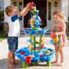 ZDRKWSM 2-Tier Water Table for Kids 3-5, Summer Outdoor Beach Outside Backyard Activity Sensory Kids Sand and Water Table, Birthday Party Gifts for Kids Boys and Girls Ages 3 4 5 6 7 8 view 3
