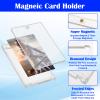 18 Pack Baseball Cards Protectors Hard Plastic for Collectible Sports Cards, 180pt Magnetic Card Holder for Trading Card, Acrylic Display Cases Fit (2.5x3.5in) view 3