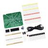 NE555 CD4017 Electronic Learning Kit with Red Yellow Dual Color Flashing LED Lights for DIY Practice Projects view 3