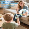 Walkie Talkie for Kids with Video: 2 Pack Rechargeable Toddler Toys with HD Camera & Voice Changer, Long Range Gift Toys for Boy & Girl Age 3-8 for Outdoor Play, Camping (Dinosaur Blue/Unicorn Pink) view 4