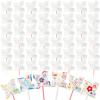 110pcs Summer Activities for Kids DIY Paper Pinwheels Crafts, Blanks White Windmill Kits Bulk for 4th of July, Classroom Party, Back to School, Easter, Spring Art Projects view 1