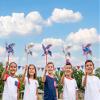 110pcs Summer Activities for Kids DIY Paper Pinwheels Crafts, Blanks White Windmill Kits Bulk for 4th of July, Classroom Party, Back to School, Easter, Spring Art Projects view 2