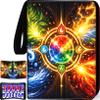 1008 Cards 9 Pocket Trading Card Binder, 3-Ring Trading Card Binder with 56 Page Removable Sleeves, High Storage Waterproof Trading Card Holder Collection Double Sided Card Album for MTG TCG Cards view 1