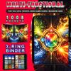 1008 Cards 9 Pocket Trading Card Binder, 3-Ring Trading Card Binder with 56 Page Removable Sleeves, High Storage Waterproof Trading Card Holder Collection Double Sided Card Album for MTG TCG Cards view 3