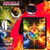 1008 Cards 9 Pocket Trading Card Binder, 3-Ring Trading Card Binder with 56 Page Removable Sleeves, High Storage Waterproof Trading Card Holder Collection Double Sided Card Album for MTG TCG Cards view 4