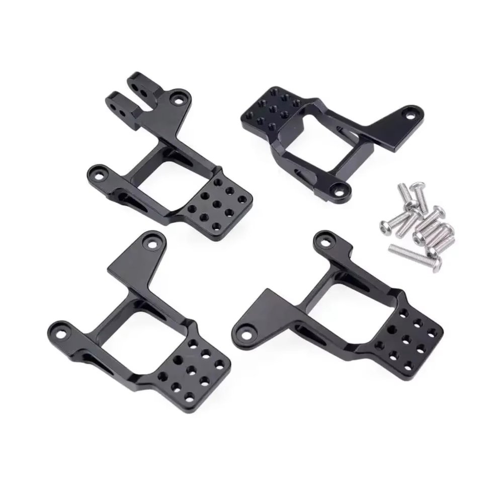 RC Toys Models For TRX-4 8216 1/10 RC Crawler Upgrade Parts 4PCS Aluminum Front & Rear Shock Towers Mount