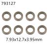 For Haiboxing For HBX 16889 16889A 16890 16890A SG1601 SG1602 1/16 8pcs Bearing 635953 793127 RC Car Parts Accessories Models(Size2) view 4